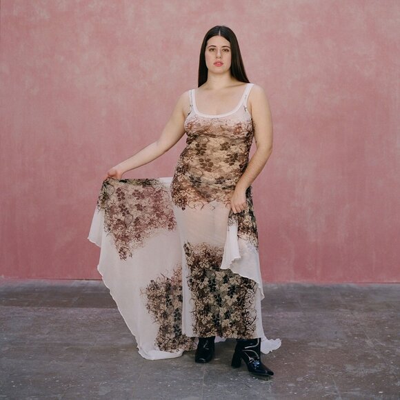 rare 90s jean paul gaultier scarf wrap ups grape print - Picture 11 of 13